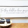 Christian Wall Decor Living Words | For This Child We Have Prayed