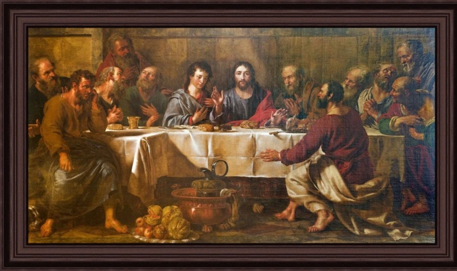 Christian Wall Decor Living Words | The Last Supper Lp6 - Backlit / Led Frame