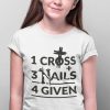 Christian Apparel Living Words | 1Cross,3Nails,4Given