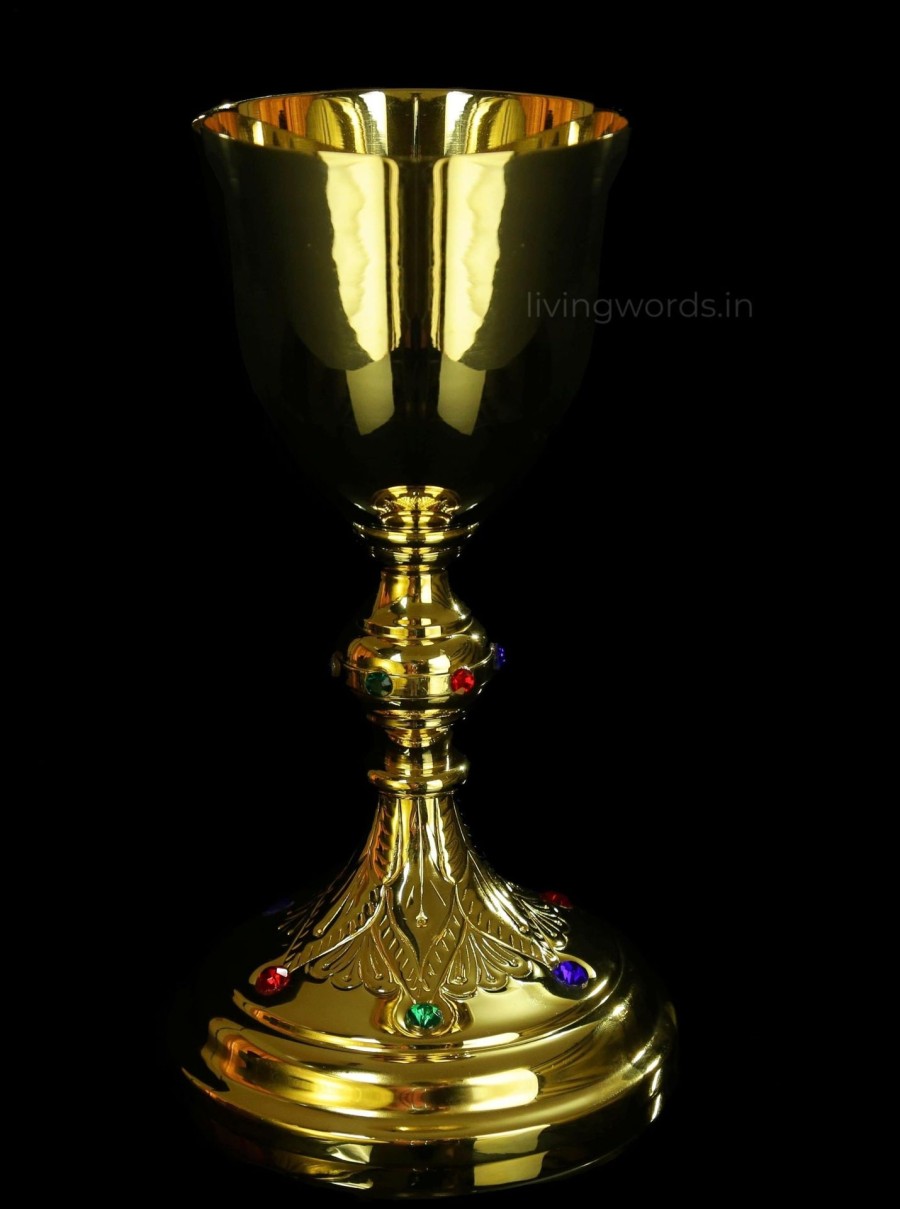 Church Articles Living Words | Chalice & Paten Set - Ch04 - Fgd