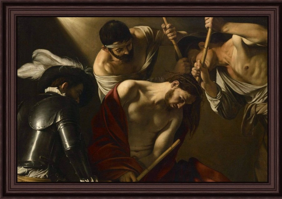 Christian Wall Decor Living Words | The Crowning With Thorns - Caravaggio - Sp18