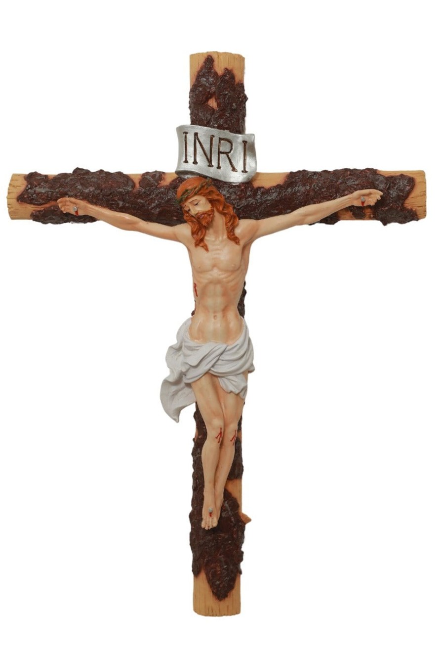 Catholic Statues Living Words | Crucifix 27 Inch