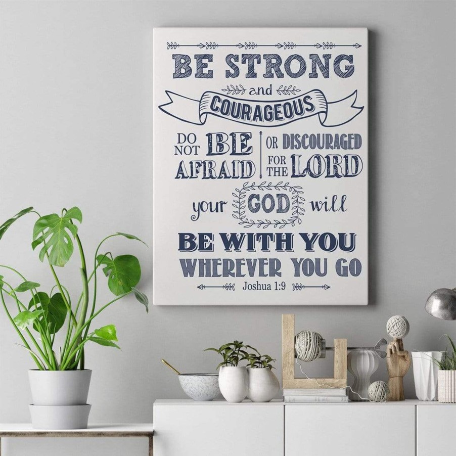 Christian Wall Decor Living Words | Be Strong And Courageous