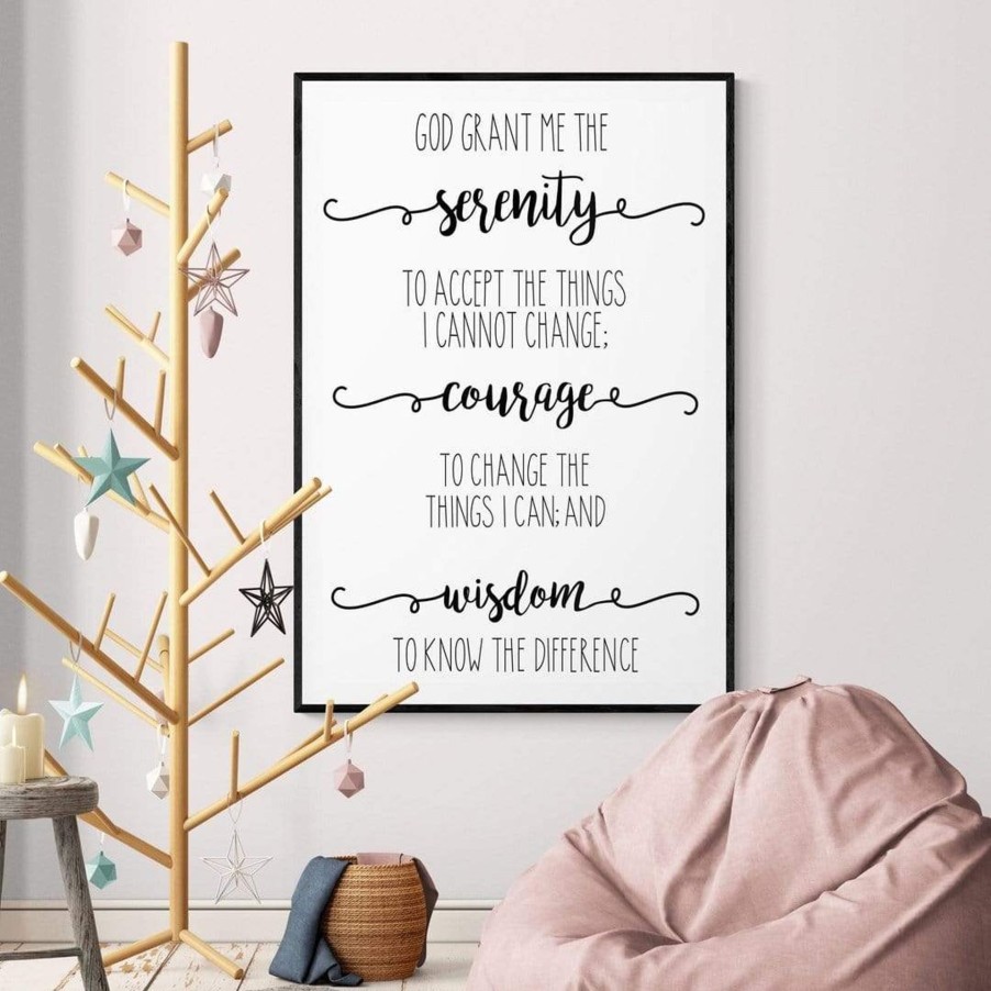 Christian Wall Decor Living Words | God Grant Me