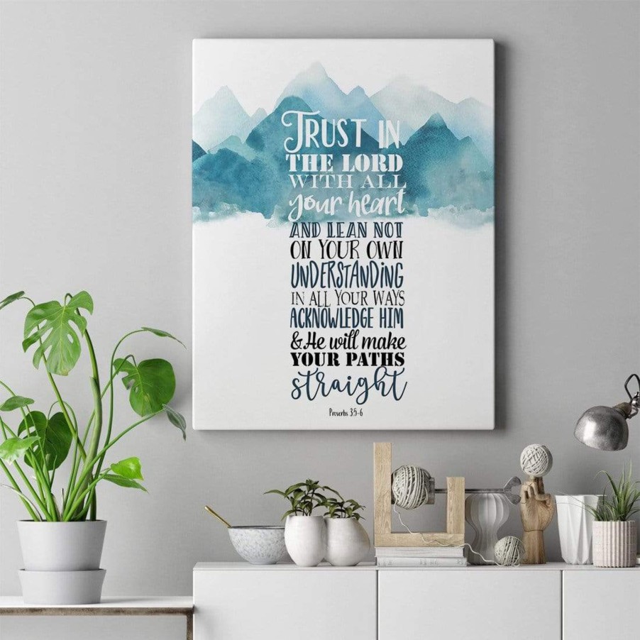 Christian Wall Decor Living Words | Trust In The Lord