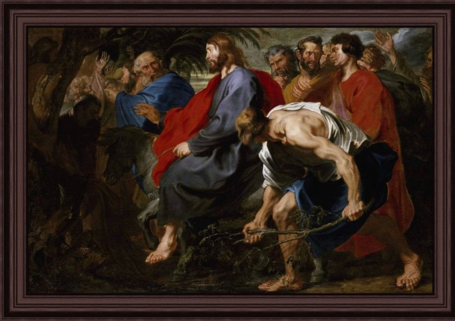 Christian Wall Decor Living Words | Entry Of Christ Into Jersusalem - Anthony Van Dyck - Sp29