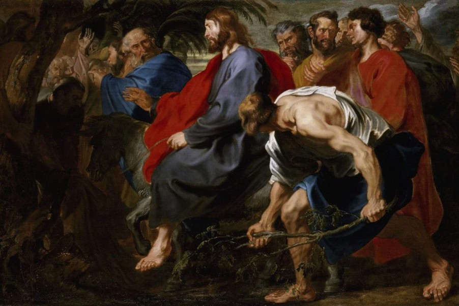 Christian Wall Decor Living Words | Entry Of Christ Into Jersusalem - Anthony Van Dyck - Sp29