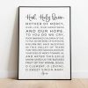 Christian Wall Decor Living Words | Hail Holy Queen