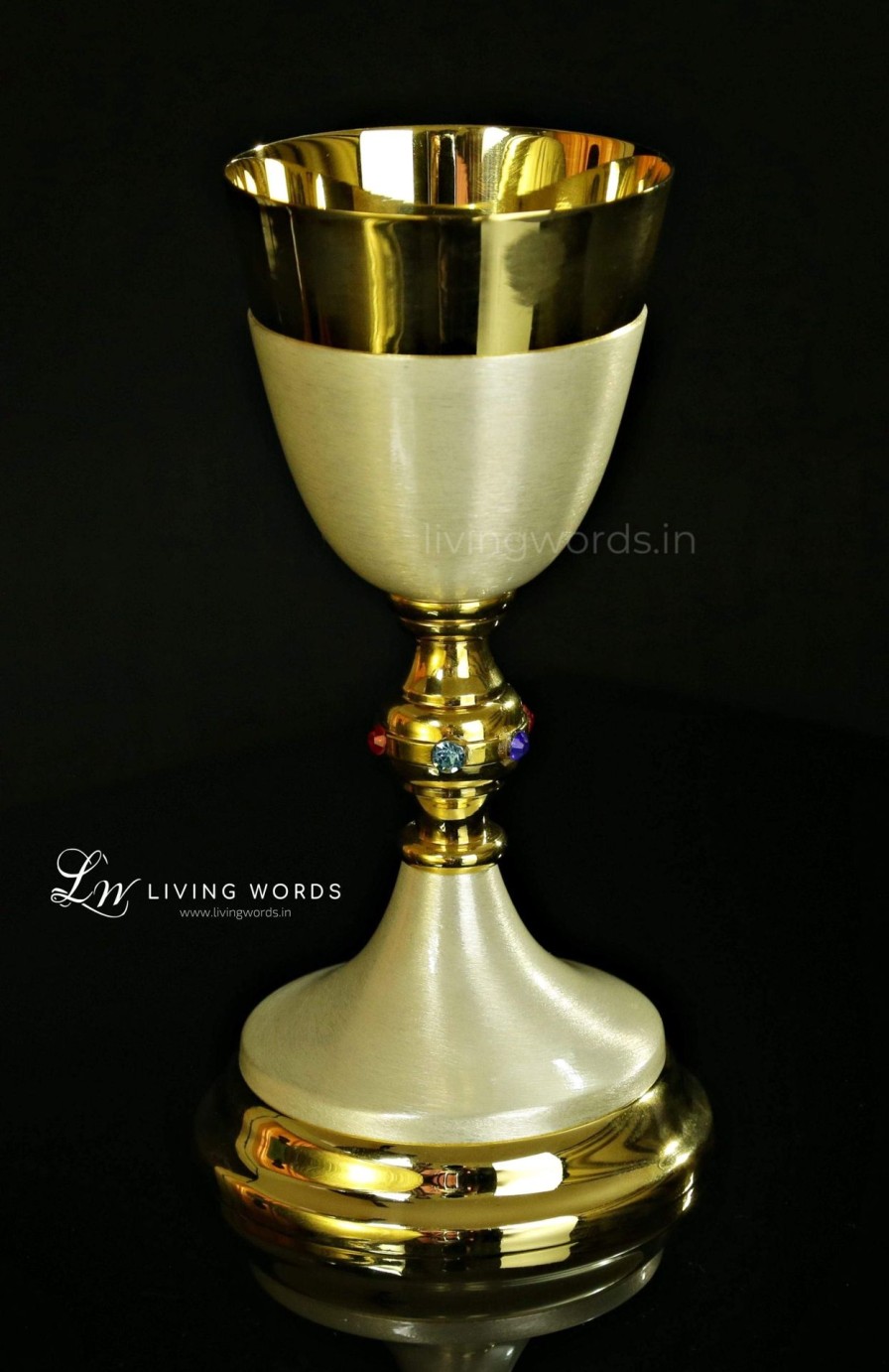 Church Articles Living Words | Chalice & Paten Set - Ch06 - Gdsa