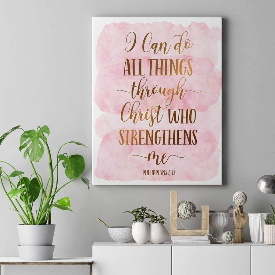 Christian Wall Decor Living Words | I Can Do All Things