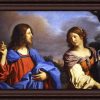 Christian Wall Decor Living Words | Jesus Christ With A Samarian Woman - Sp23