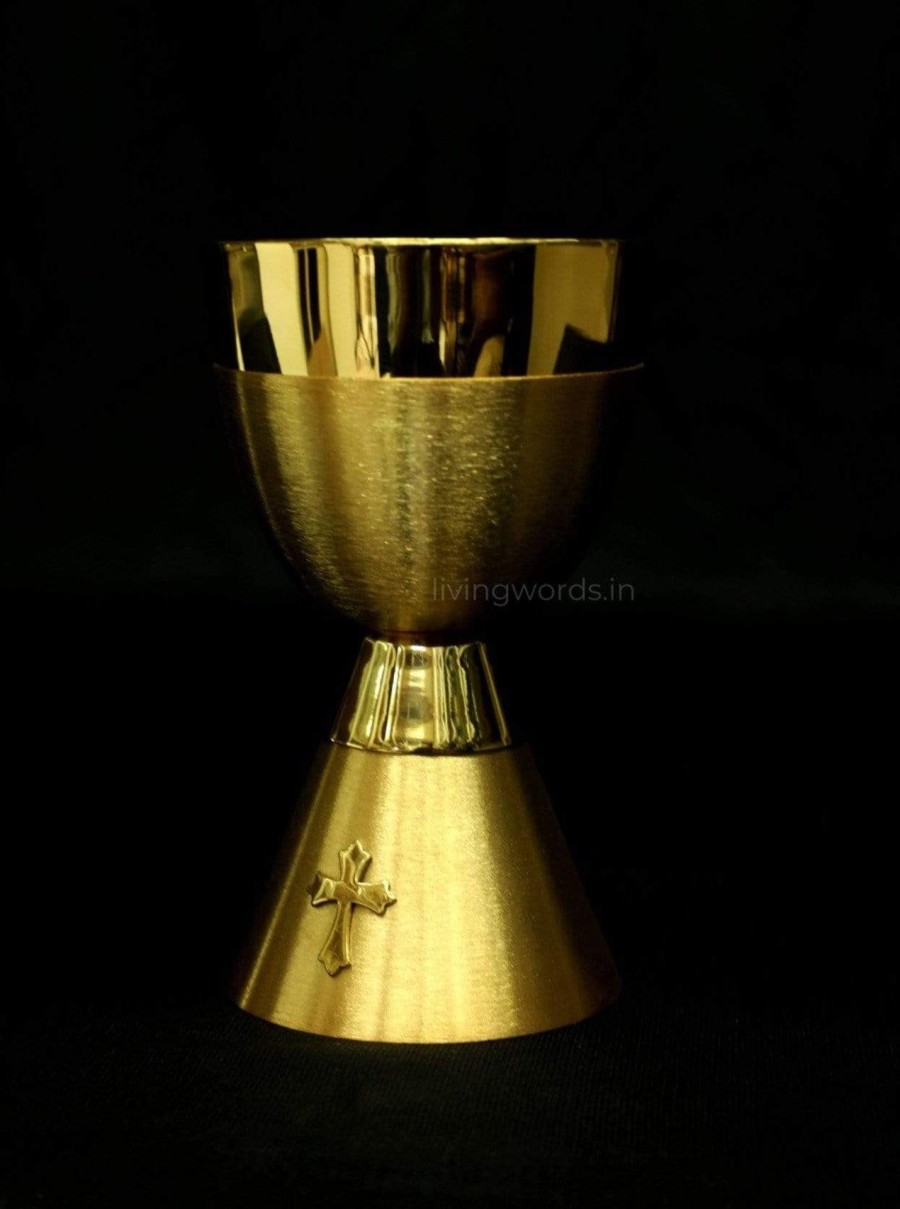 Church Articles Living Words | Chalice & Paten Set - Ch15 - Gt