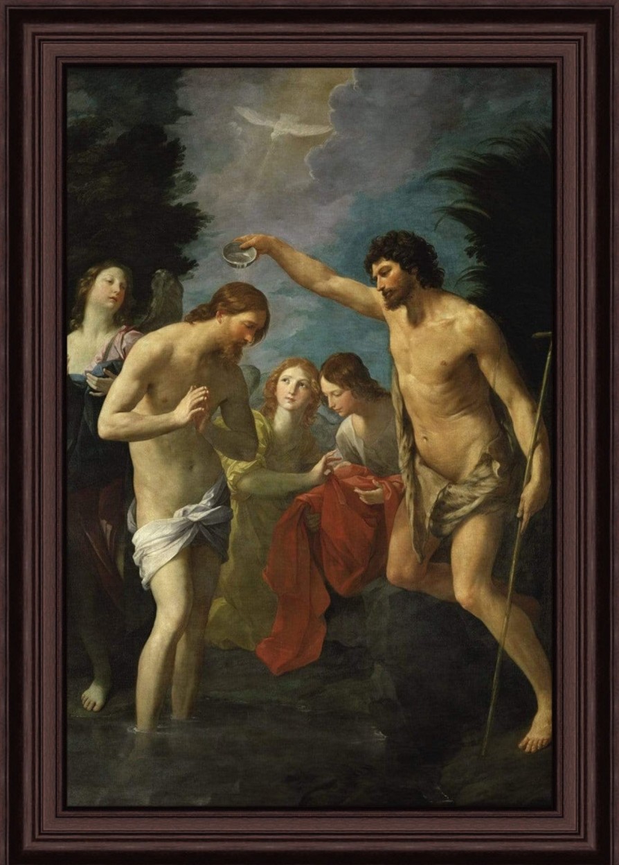 Christian Wall Decor Living Words | The Baptism Of Christ - Guido Reni - Sp21