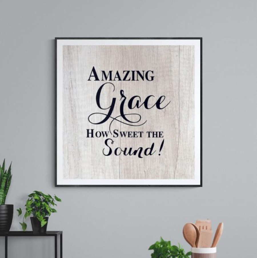 Christian Wall Decor Living Words | Amazing Grace