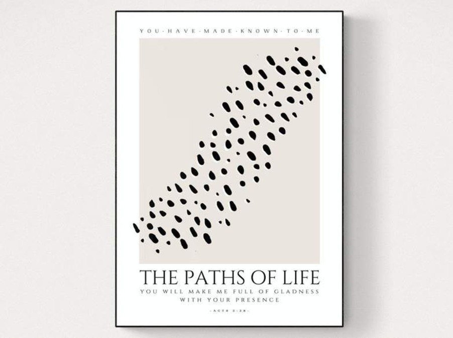 Christian Wall Decor Living Words | Paths Of Life