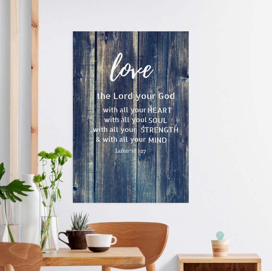 Christian Wall Decor Living Words | Love The Lord