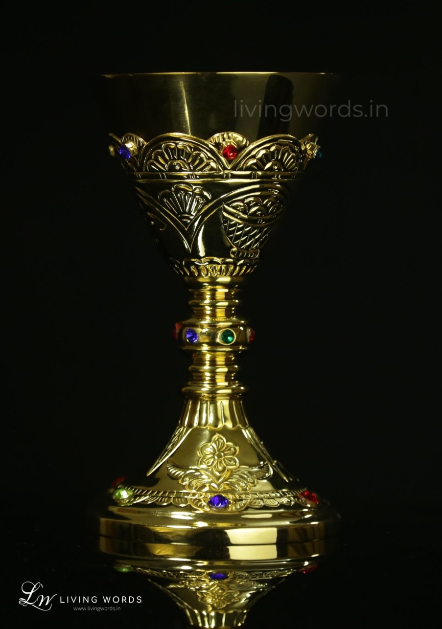 Church Articles Living Words | Chalice & Paten Set - Ch09 - Fgd