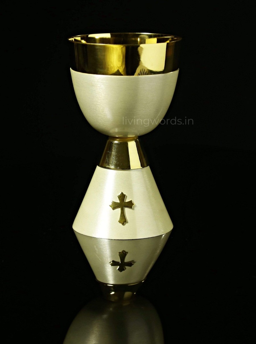 Church Articles Living Words | Chalice & Paten Set - Ch15 - Gdsa