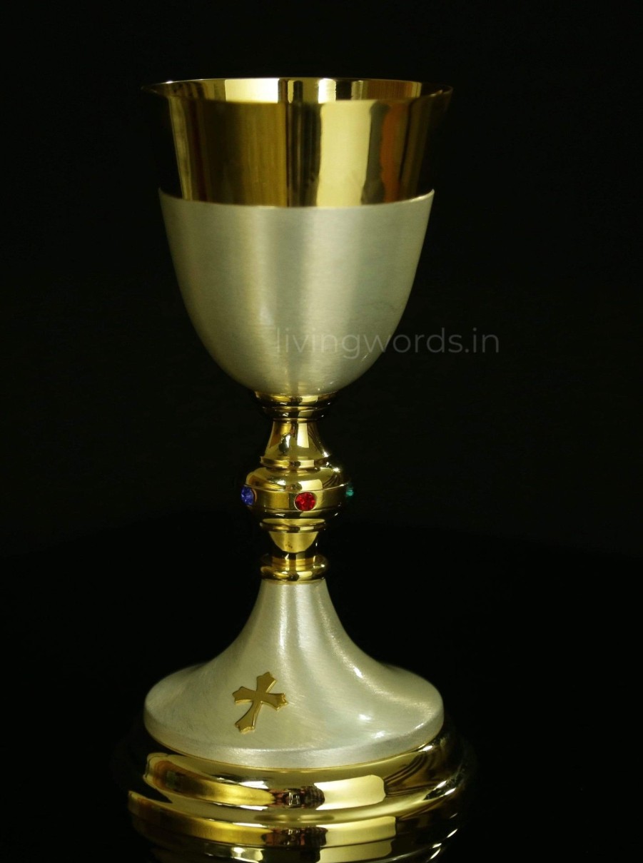 Church Articles Living Words | Chalice & Paten Set - Ch04 - Gdsa