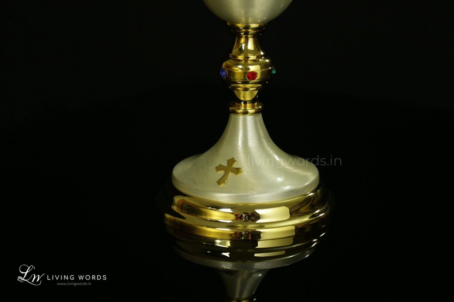 Church Articles Living Words | Chalice & Paten Set - Ch04 - Gdsa